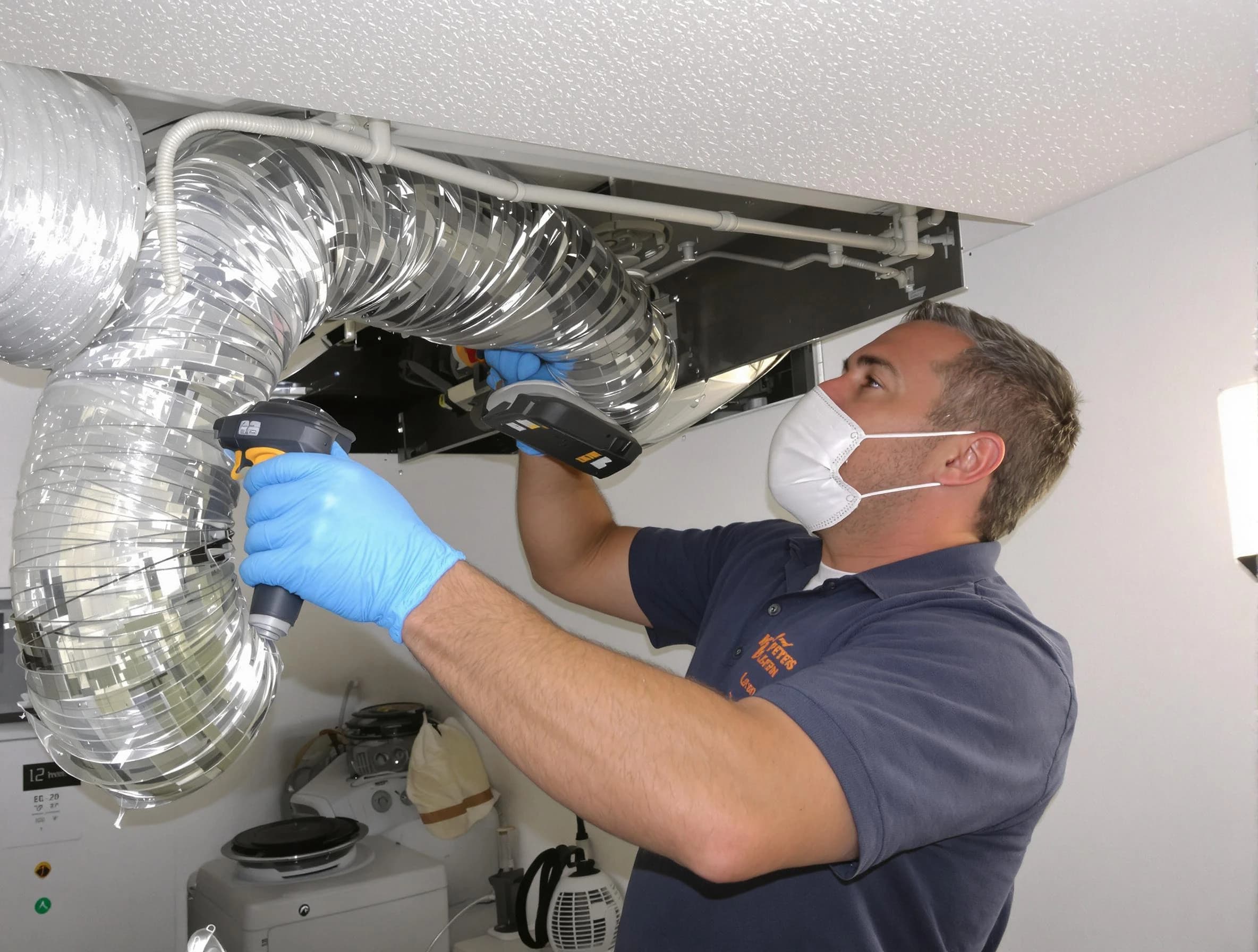 Spring Hill Dryer Vent Cleaning professional performing thorough residential dryer vent cleaning in Spring Hill