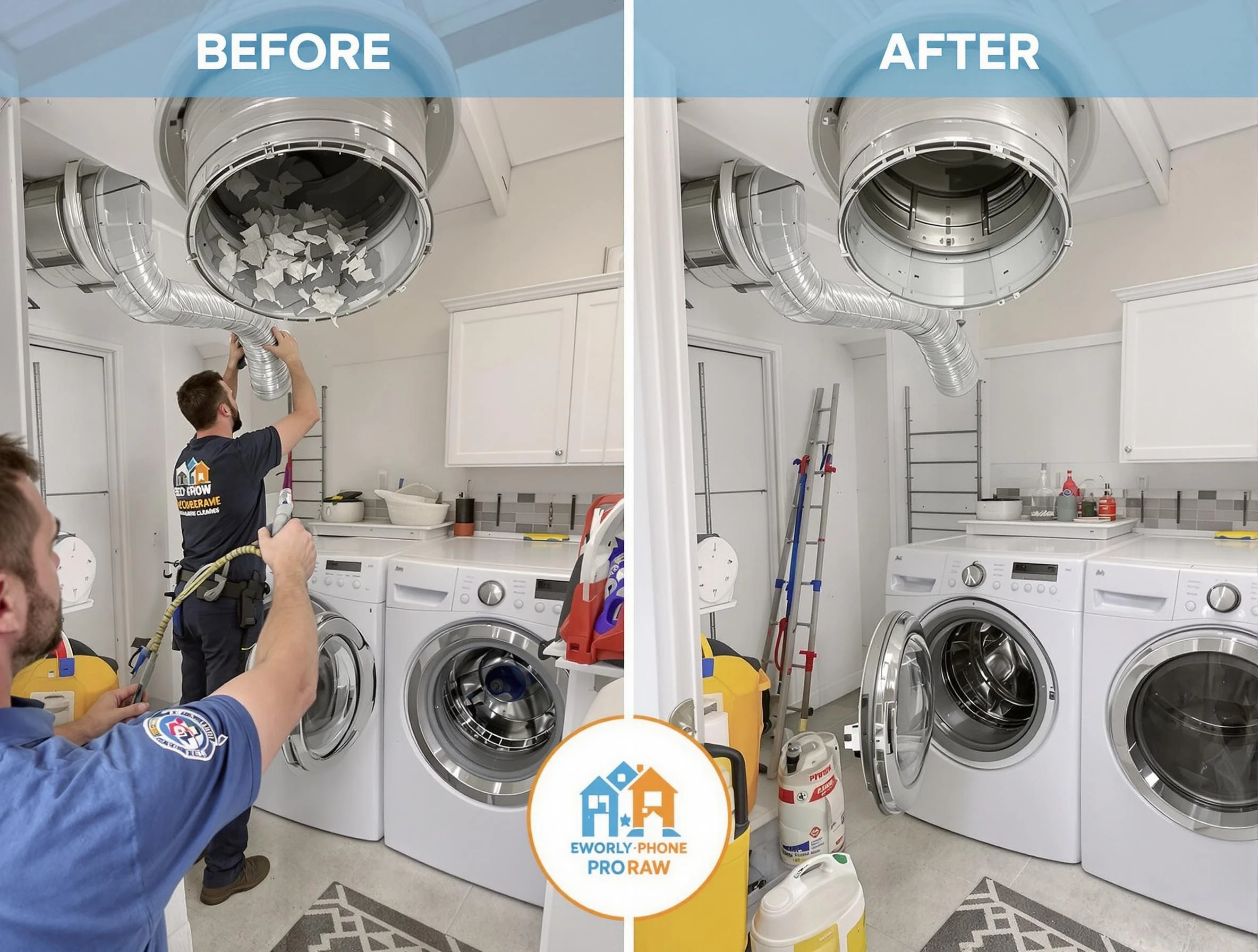 Residential dryer vent cleaning by Spring Hill Dryer Vent Cleaning in Spring Hill